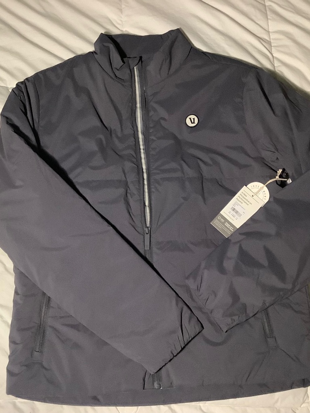 Vouri Thin Men’s Outerwear, Size Large , Light Grey